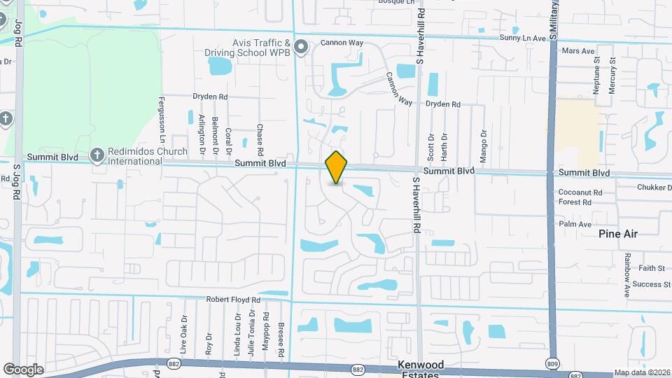 1148 Summit Trail Cir Map and Location Details