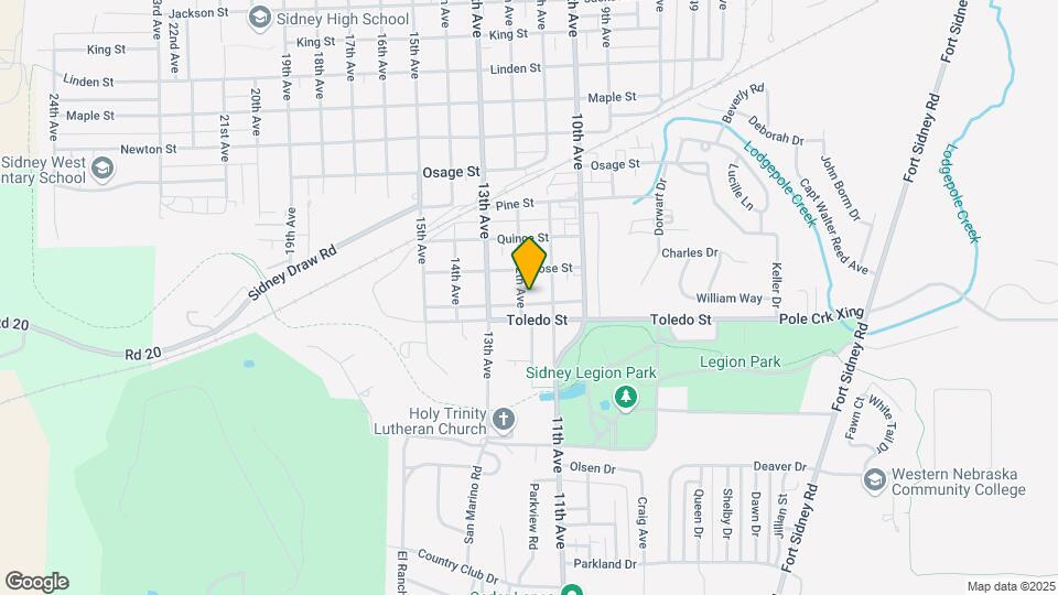 1138 Spruce St Map and Location Details