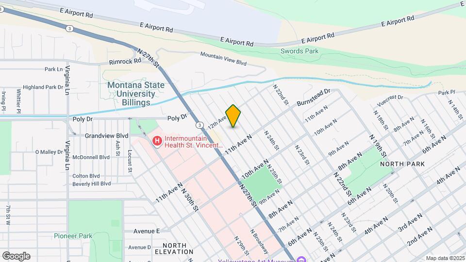 1123 N 26th St, Unit 1123.5 N 26th St Map and Location Details
