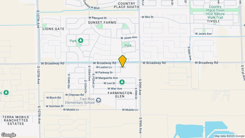 4417 S 100th Ln Map and Location Details