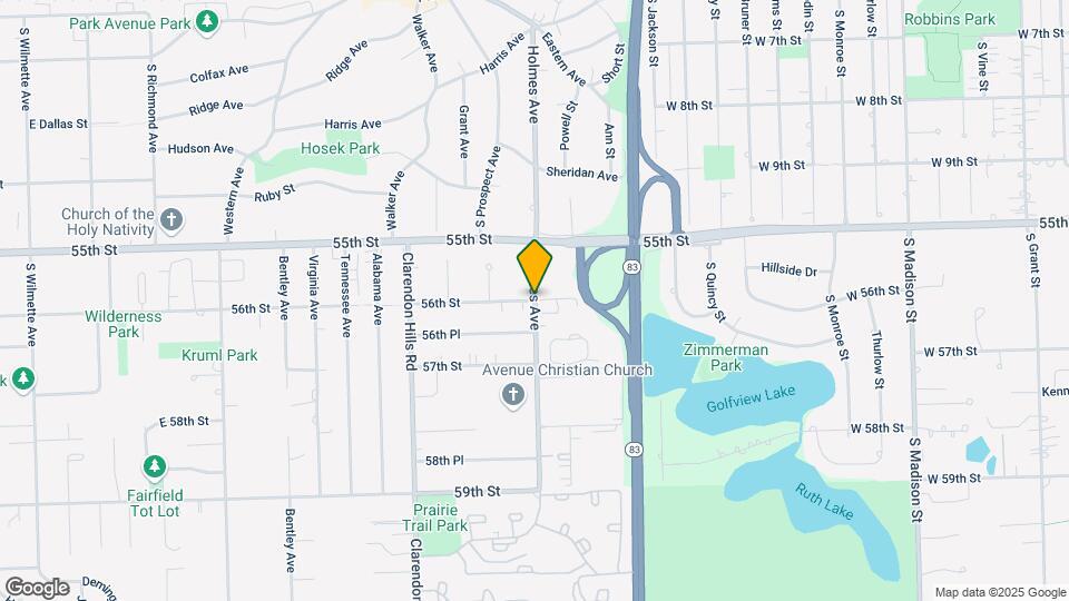 16W631 56th St Map and Location Details