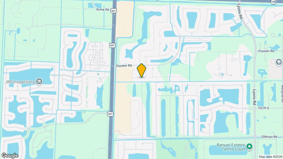 610 Pioneer Way Map and Location Details