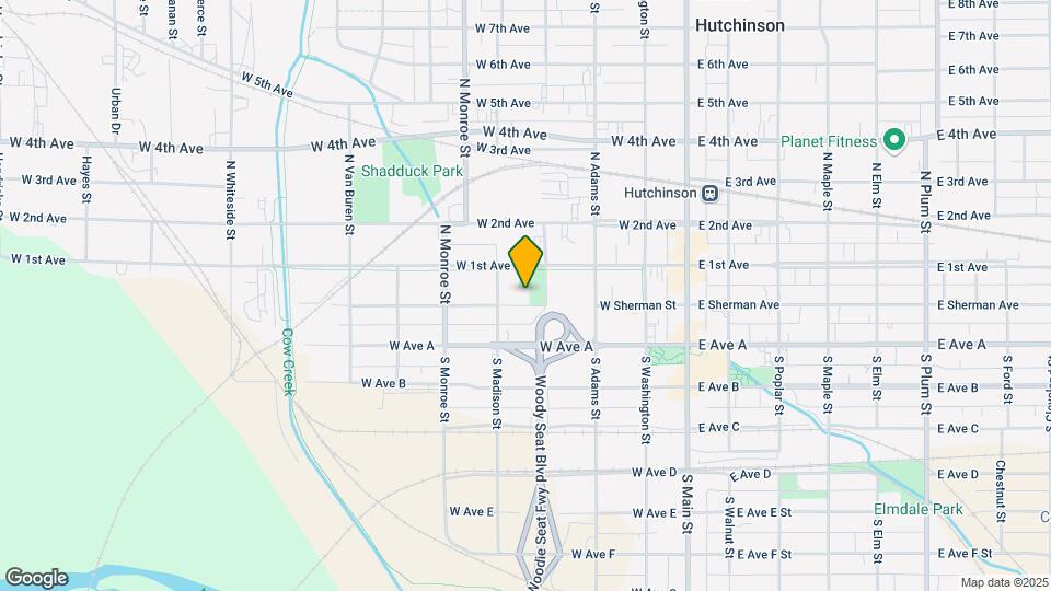 316 W Sherman St, Unit 1 Map and Location Details