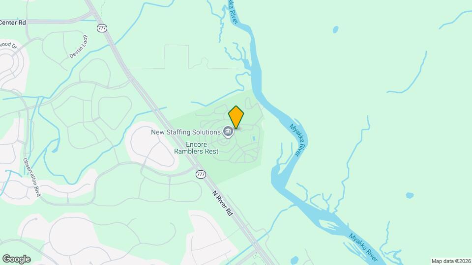 1300 N River Rd Map and Location Details