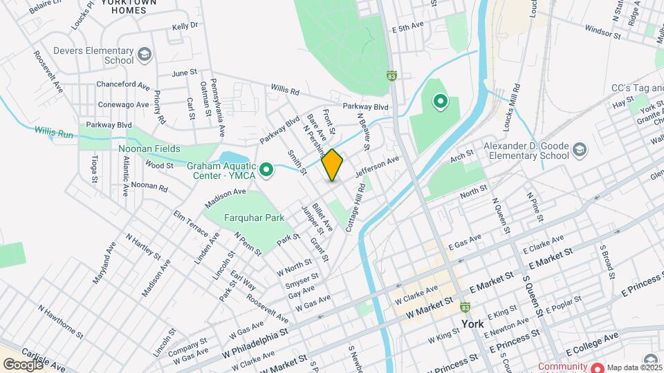 213 Jefferson Ave Map and Location Details