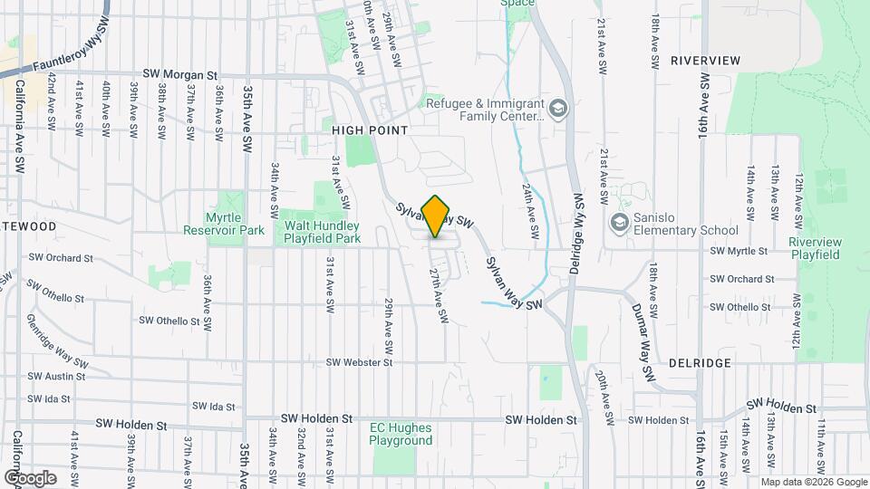 2632 SW Myrtle St Map and Location Details
