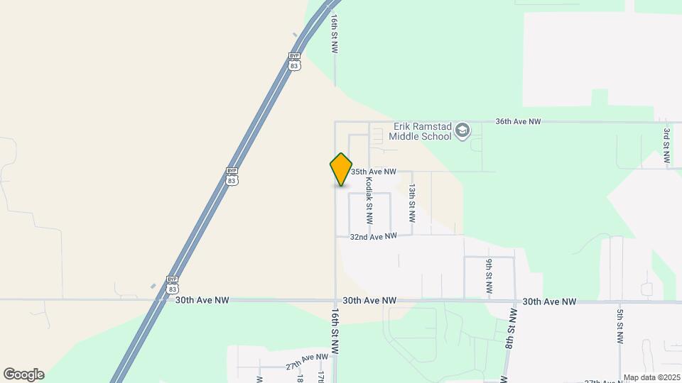 3317 15th St NW Map and Location Details