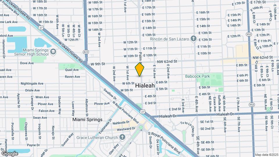 Hialeah Town Center Map and Location Details