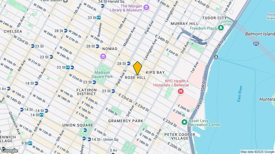97 Lexington Ave Map and Location Details
