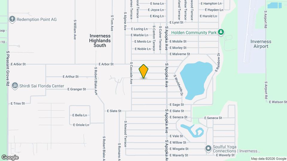 6094 E Penrose St Map and Location Details
