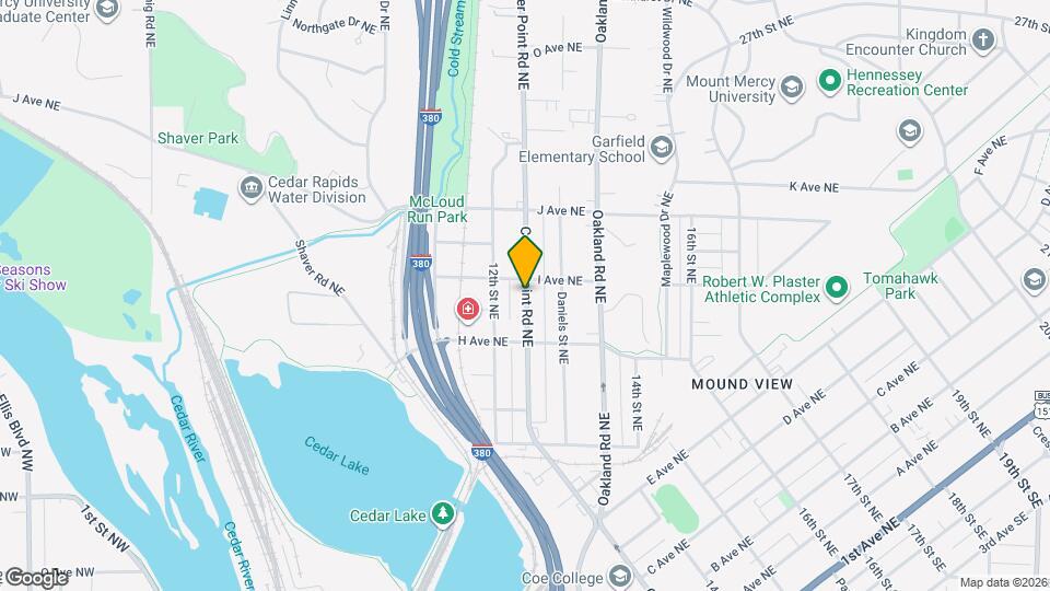 947 Center Point Rd NE Map and Location Details