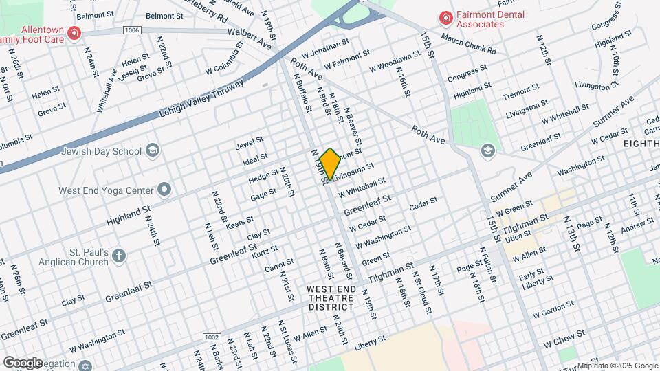 949-951 N 19th St Map and Location Details