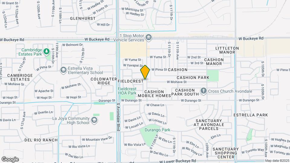 1713 S 113th Dr Map and Location Details