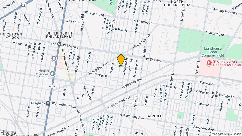 644 W Venango St Map and Location Details