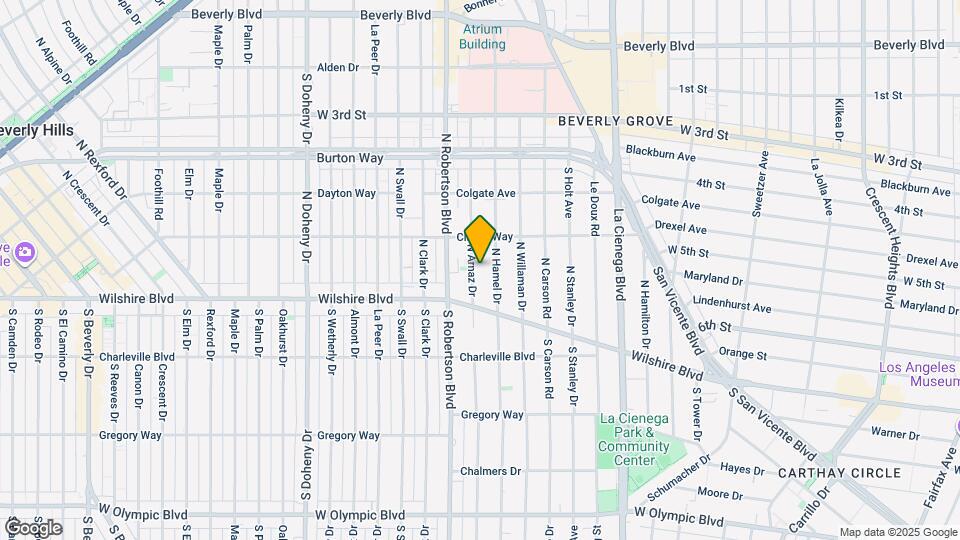 152 N Arnaz Dr, Unit B Map and Location Details