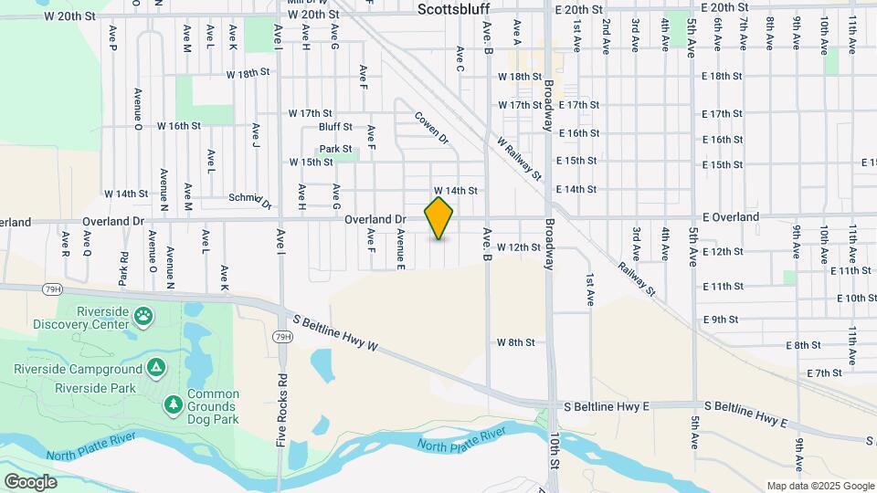 1121 Ave D Map and Location Details