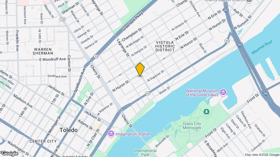 517 Lagrange St Map and Location Details