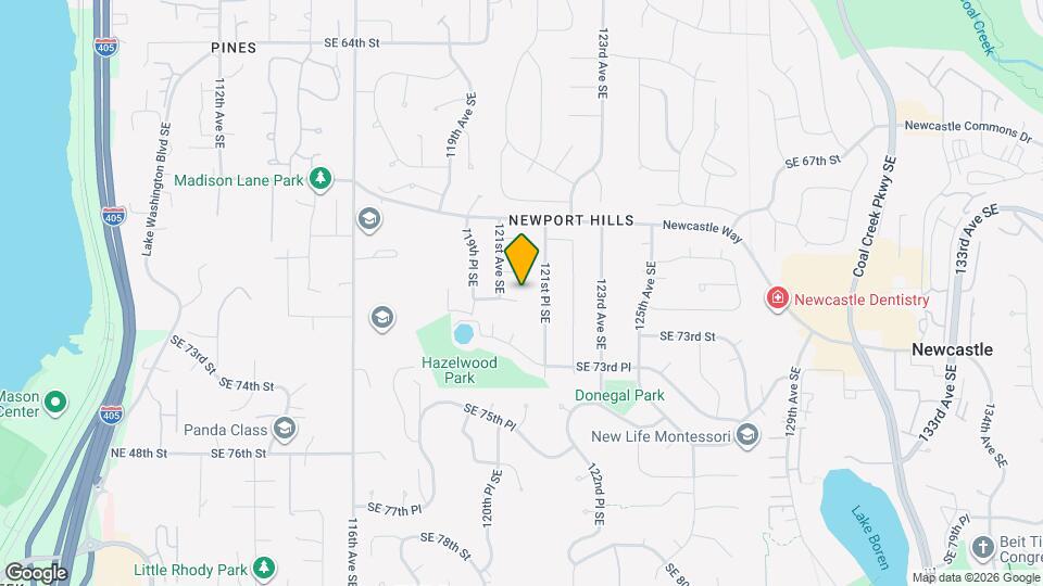 12116 SE 71st Pl Map and Location Details