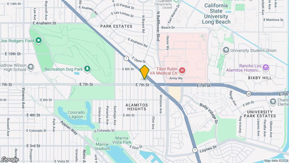 717 Ultimo Ave Map and Location Details