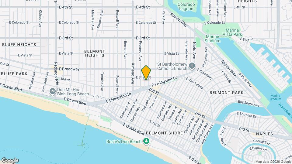 205 Quincy Ave Mapa y Detalles de la Ubicación