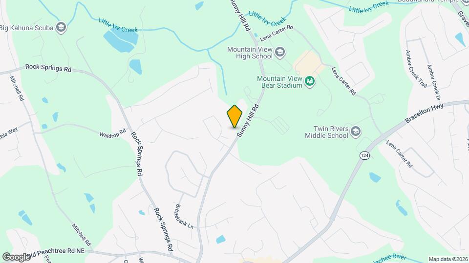 2220 Sunny Hill Rd Map and Location Details