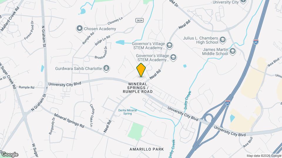 7523 Double Springs Ct Map and Location Details