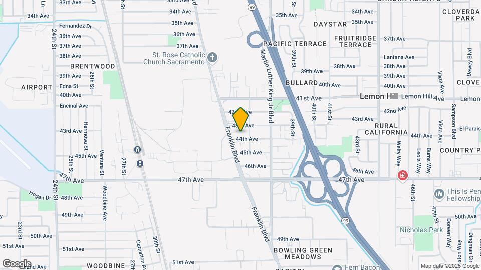3621 44th Ave Mapa y Detalles de la Ubicación