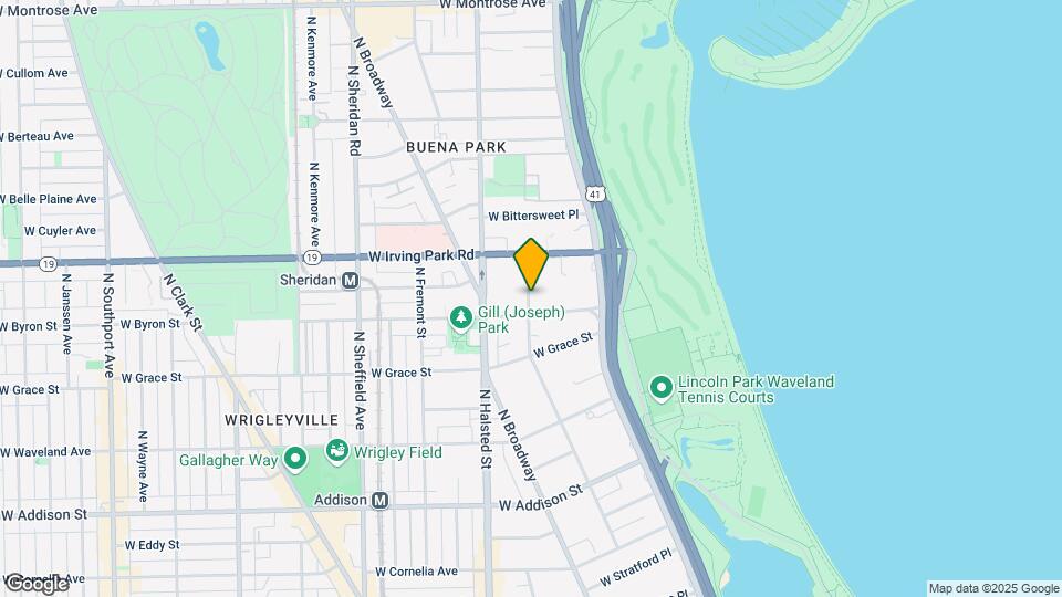 3921 N Pine Grove Ave, Unit 1 Map and Location Details