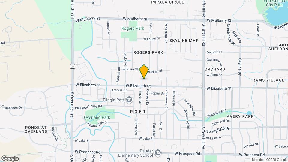 924 Timber Ln Map and Location Details