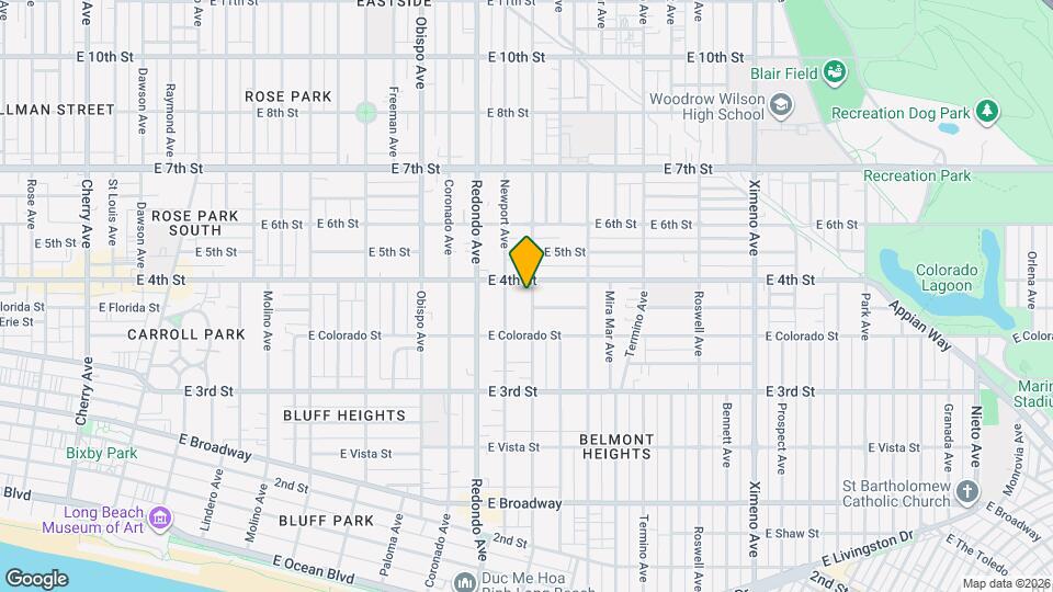 385 Loma Ave Map and Location Details