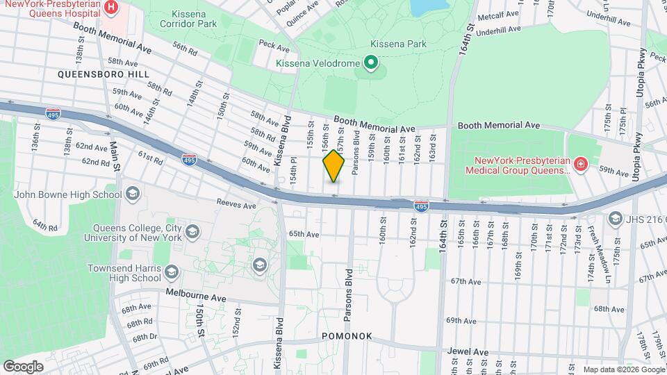 59-46 157th St Mapa y Detalles de la Ubicación