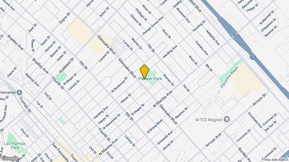 1333 Glenoaks Blvd Map and Location Details
