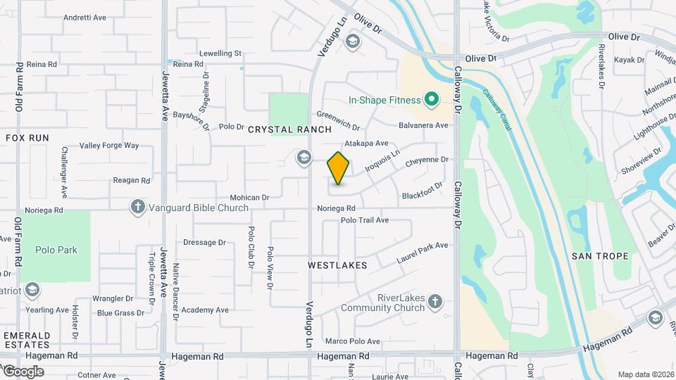 10326 Cheyenne Dr Map and Location Details