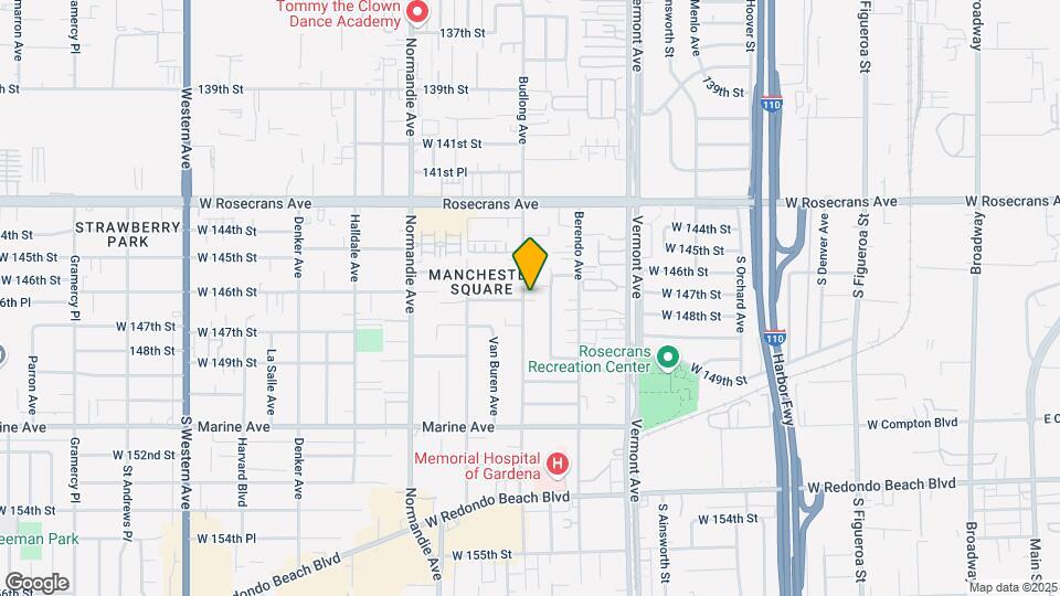 14618 S Budlong Ave Mapa y Detalles de la Ubicación