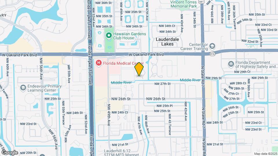 2801 NW 47th Ter, Unit 105B Map and Location Details