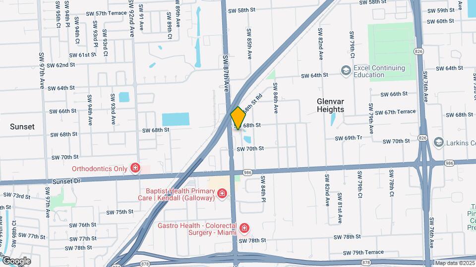 6820 SW 86th Ave Map and Location Details