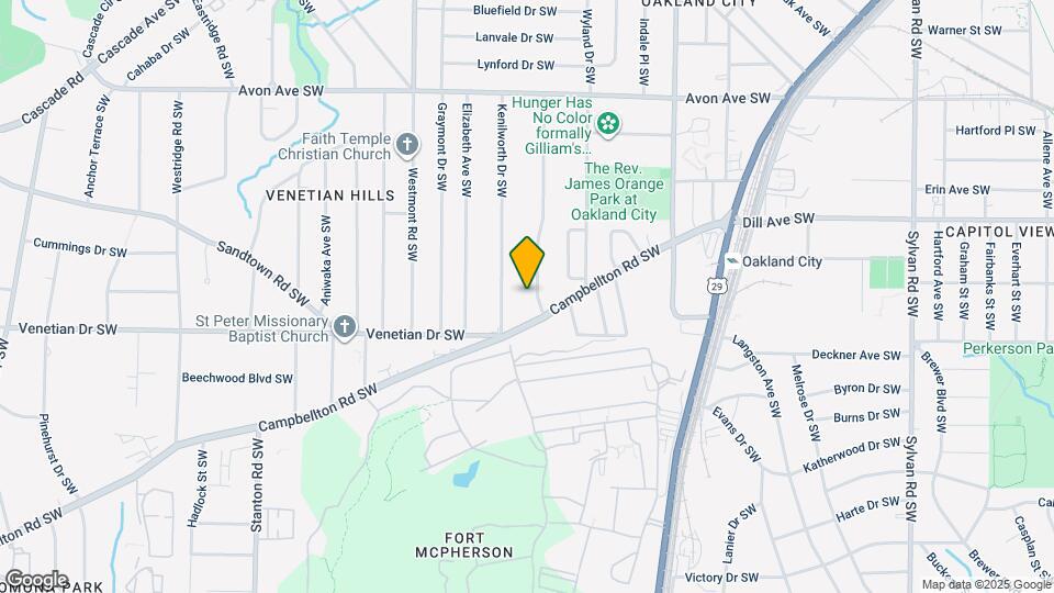 1431 Lorenzo Dr SW Map and Location Details