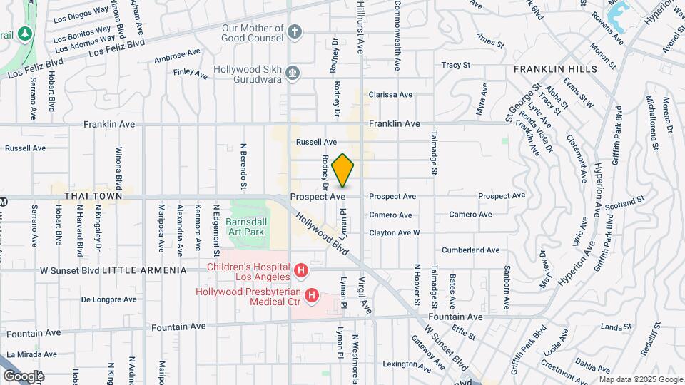 4531 Prospect Ave Map and Location Details