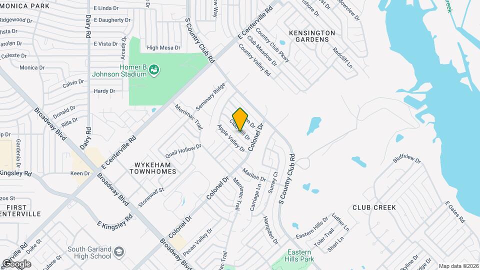 3005 Club Hill Dr Map and Location Details