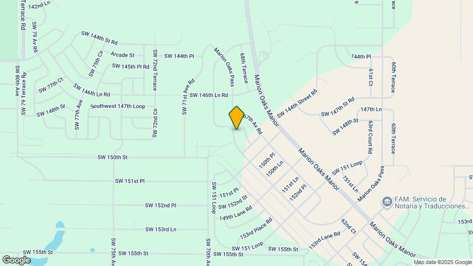 556 Marion Oaks Pass Map and Location Details