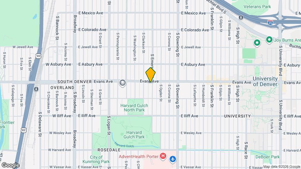 2111 S Emerson St Map and Location Details