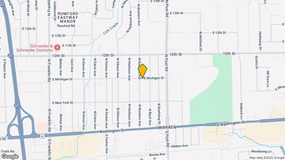 263 N Routiers Ave Mapa y Detalles de la Ubicación