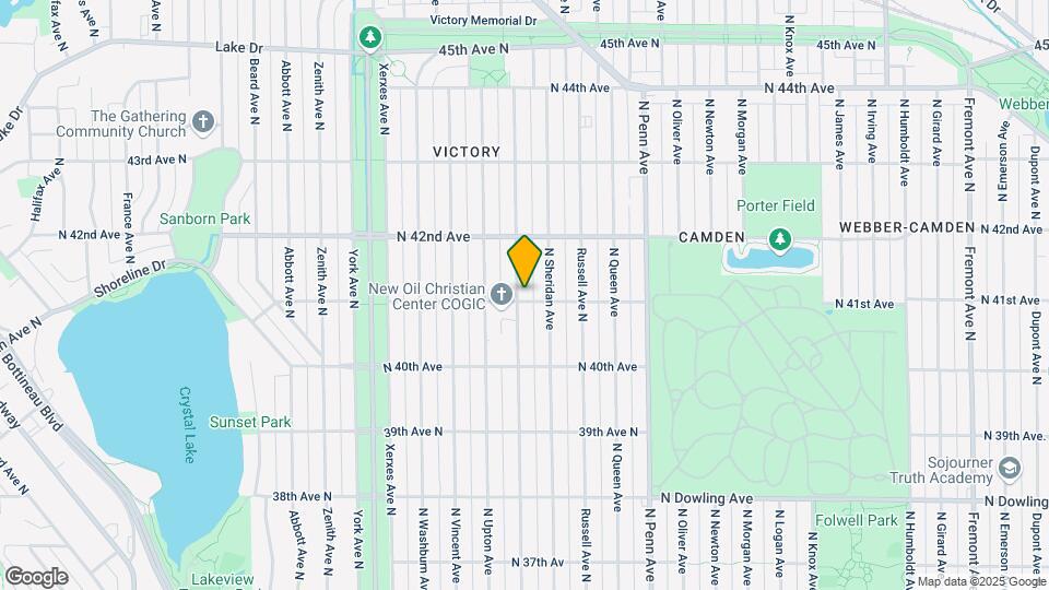 4100 Thomas Ave N Map and Location Details