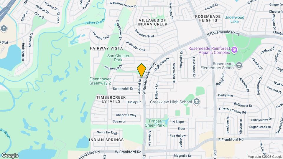 3402 Ashleaf Dr Map and Location Details