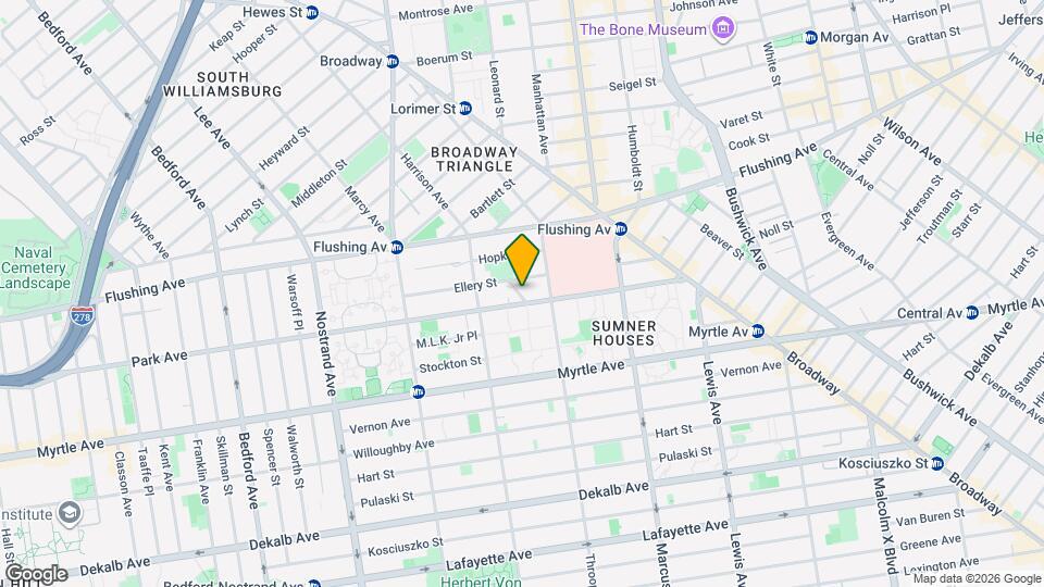 Nice room in a good neighborhood, Unit 1A Map and Location Details