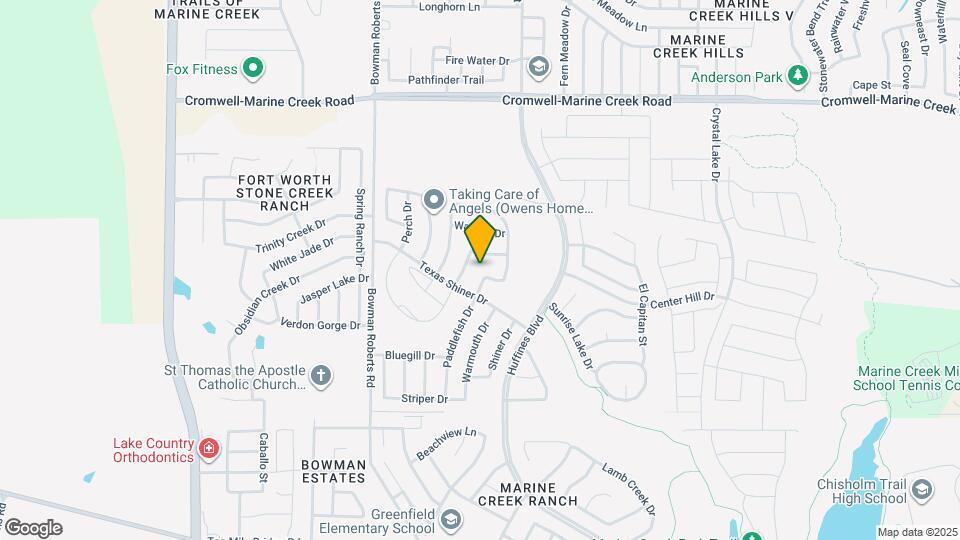 6121 Paddlefish Dr Map and Location Details