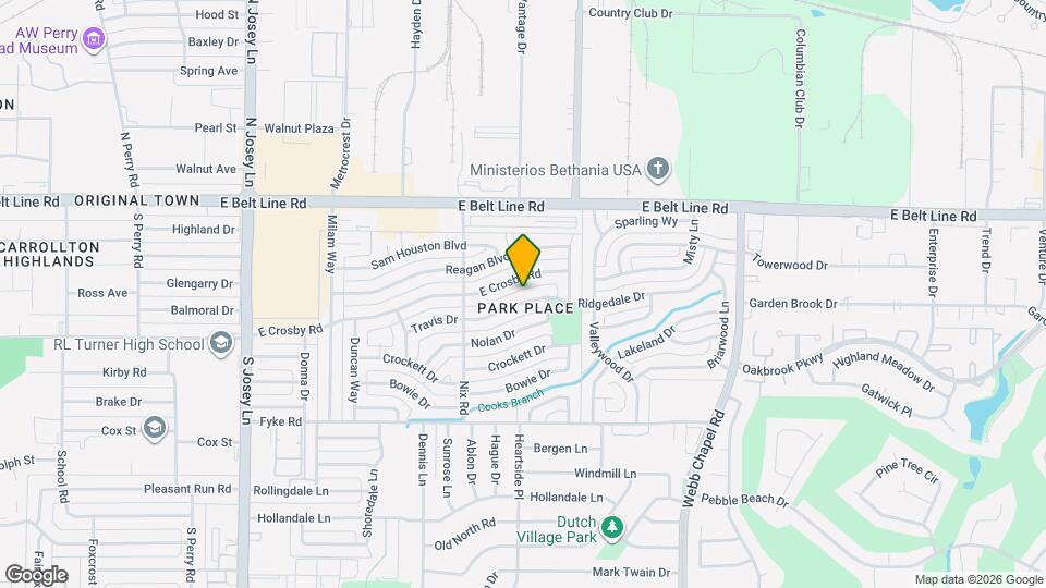 2223 Ridgedale Dr Map and Location Details