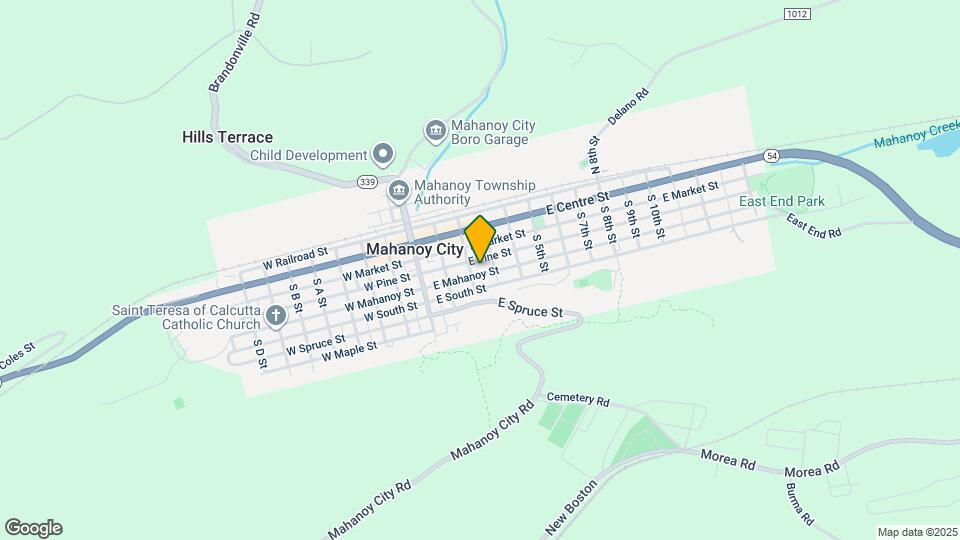 217 E Mahanoy St Map and Location Details