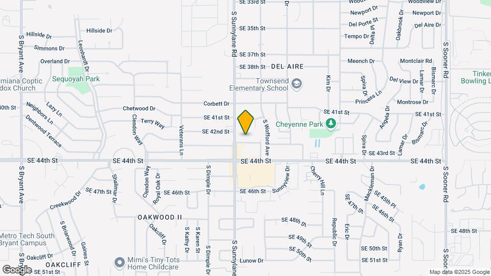 4313 SE 43rd St Map and Location Details