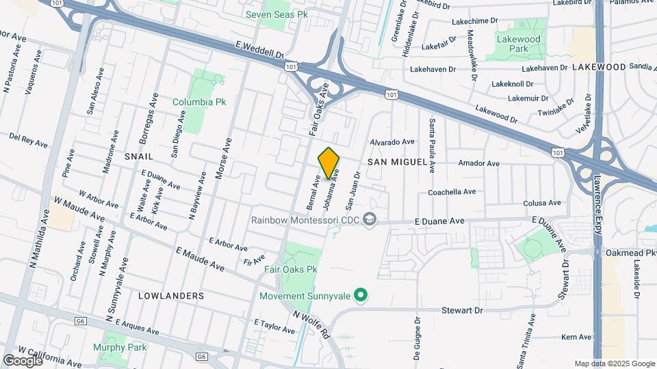 669 Johanna Ave Map and Location Details